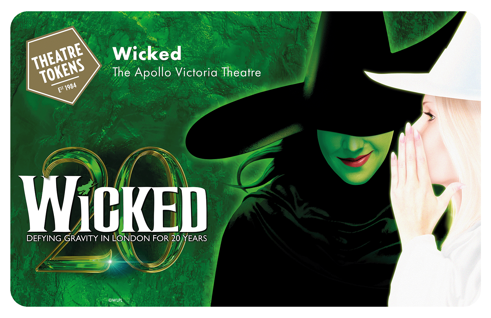 Celebrate Wicked’s 20 years on stage with Theatre Tokens